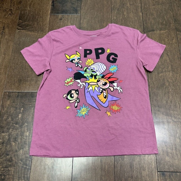 POWERPUFF GIRLS MOJO CARTOON NETWORK OFFICIALLY LICENSED GRAPHIC TEE T-SHIRT Med - Picture 1 of 5